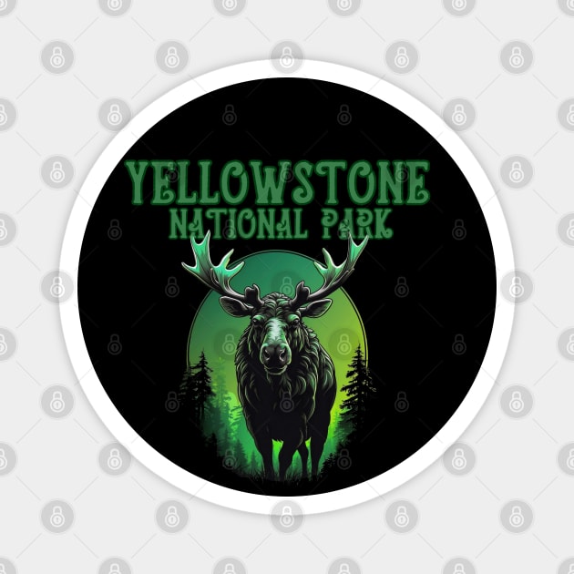 Yellowstone National Park Magnet by HUNTINGisLIFE